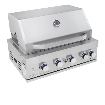 InAlto 4 Burner Built-In Barbecue Grill IBBQB14B